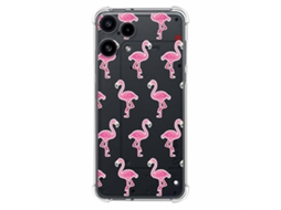 Capa Tumundosmartphone Transparente De Silicone À Prova De Choque Para Nothing Phone 3a Lite 5g Com Estampa De Flamingo