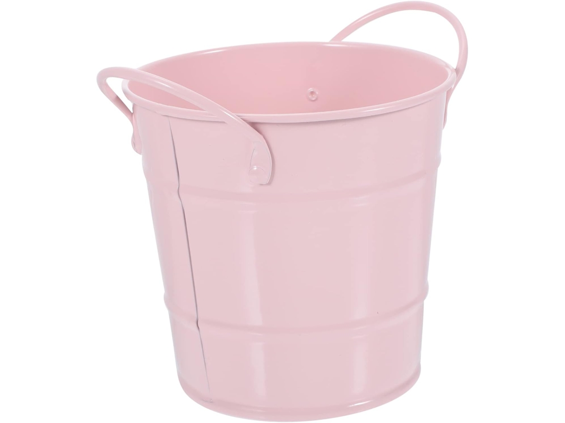 Porta Pinceis Maquiagem em Ferro Fundido, Organizador de Pinceis, Cor Rosa, Design Elegante, Decoração de Mesa