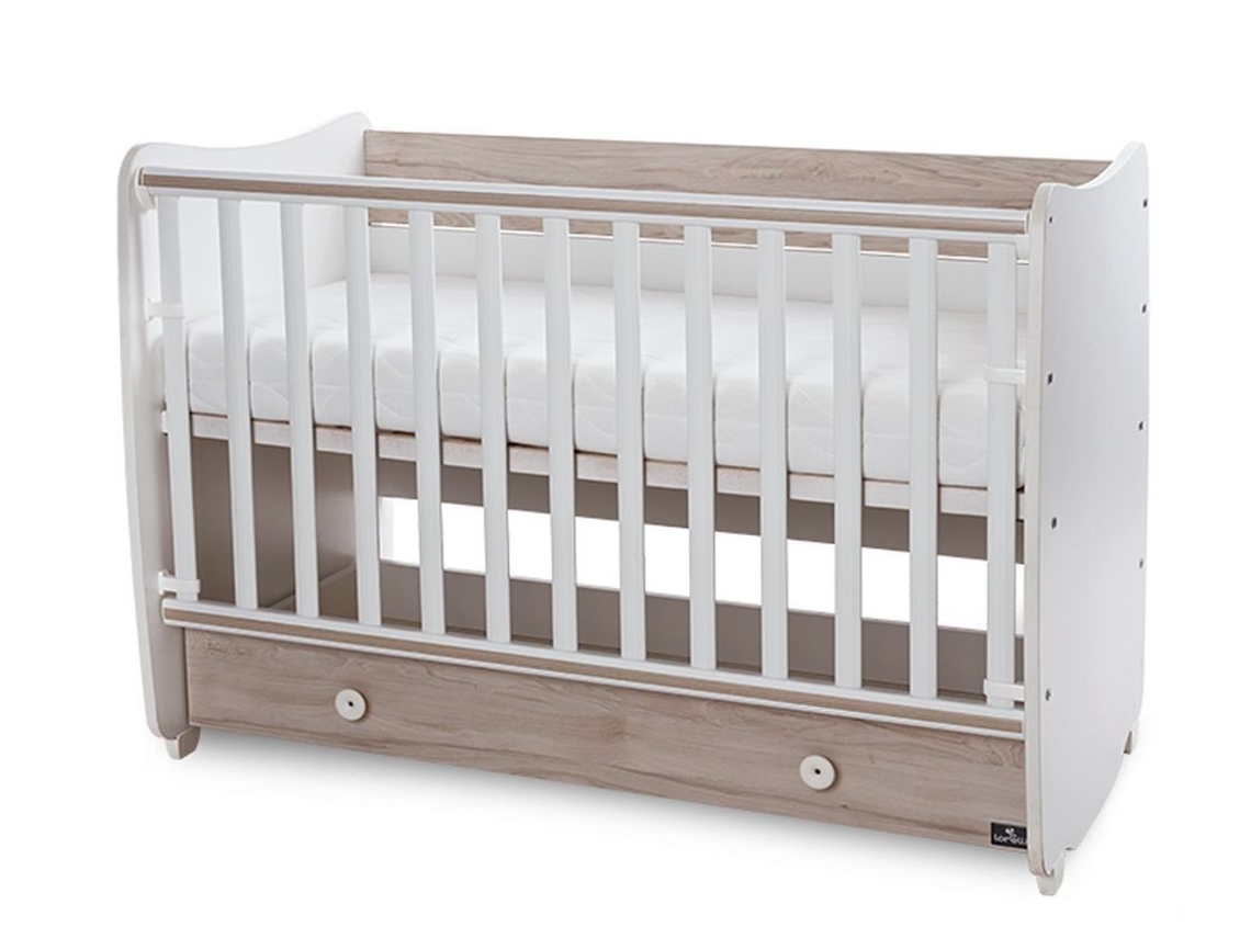 Lorelli Dream Cama De Baloiço Em Madeira 70x140 Por Lorelli - White+light Oak New