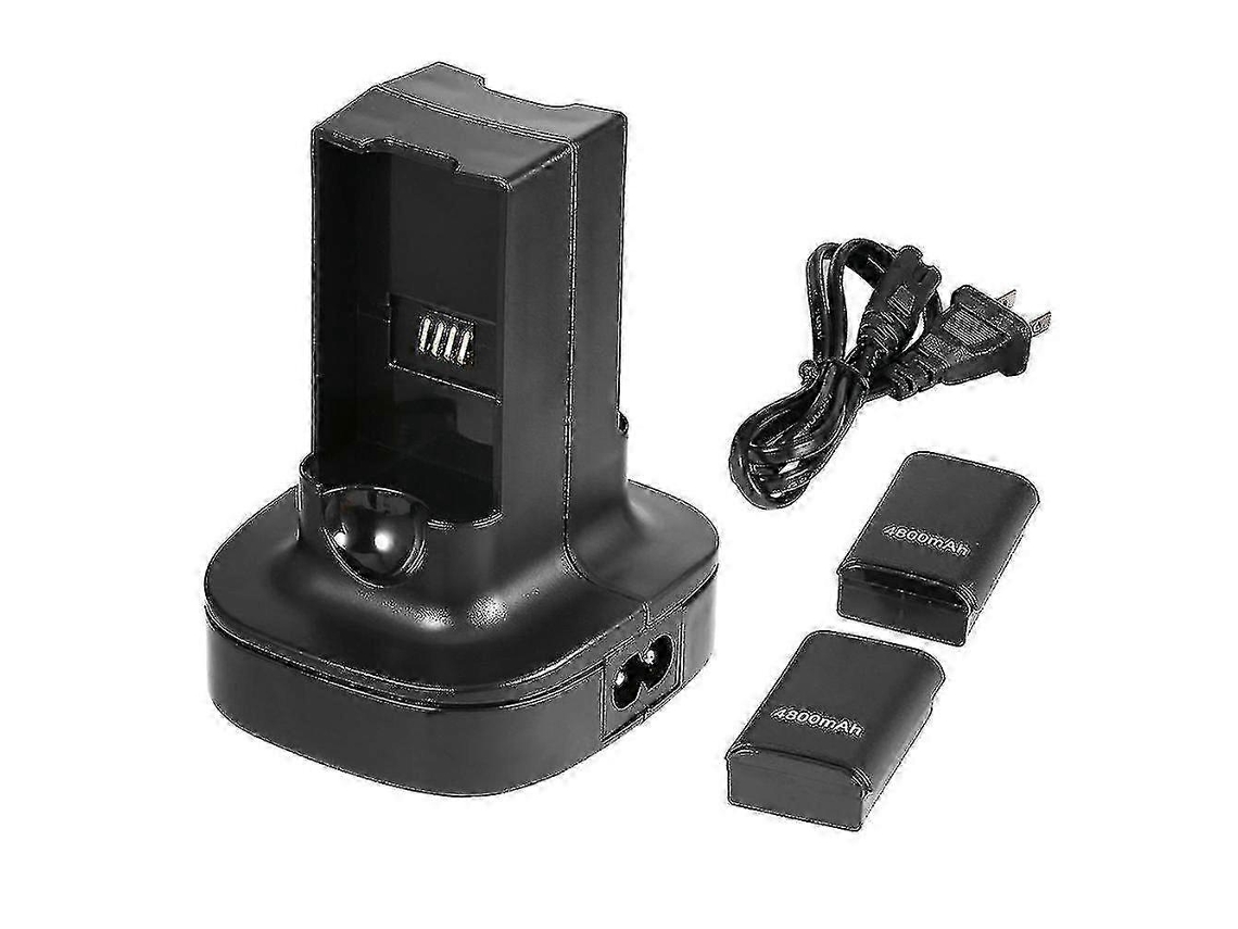 Charging Station For Xbox 360 Controller With 2 Rechargeable Batteries
