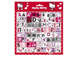 Autocolantes Alfabeto Hello Kitty Chic