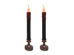 2 Peças de Luz de Vela para Decoração de Halloween ALLINLESS