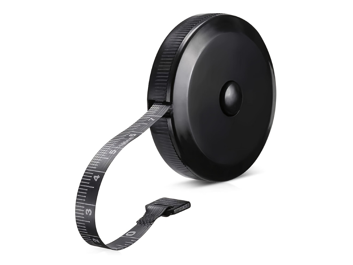 Fita Métrica Flexível De 150 Cm (60 Polegadas), Escala Dupla Face E Retrátil, Medições Em Costura E Corte