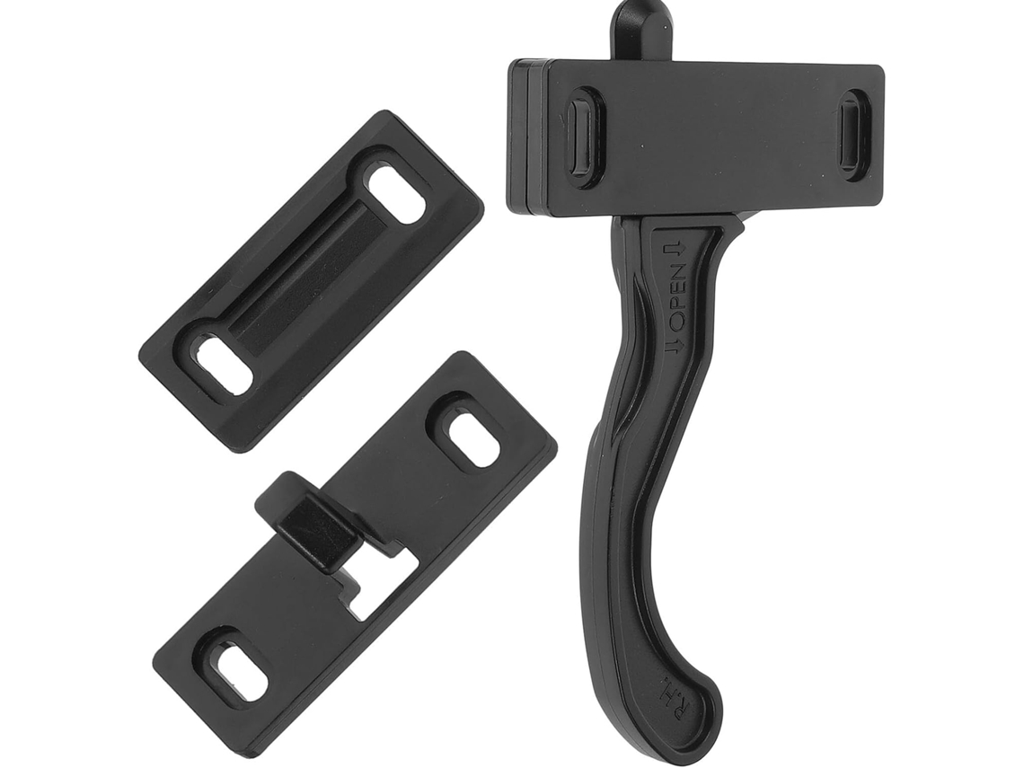 Kit De Trava E Maçaneta Para Porta Tela Trailer , Liga Resistente Port