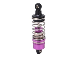 Amortecedor Traseiro De Liga De Alumínio Resistente Ao Desgaste Roxo 104072‑2105 Para Carro Rc Wltoys
