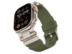 Bracelete para Apple Watch 44/45/46/49mm XIAOMOYU (verde Titânio)