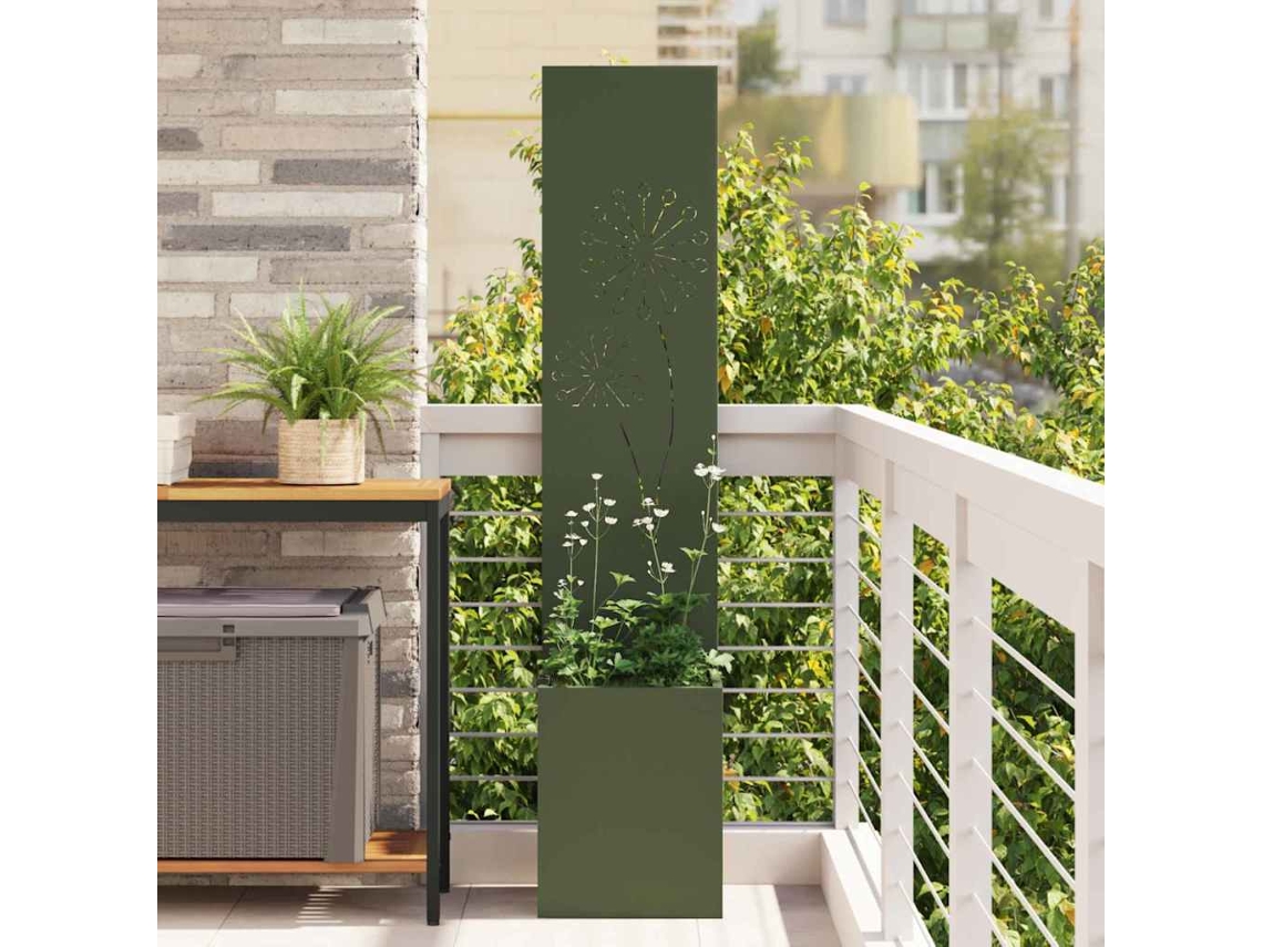 Vidaxl Tela De Privacidade Para Jardim Verde-oliva 32 X 32 X 150 Cm