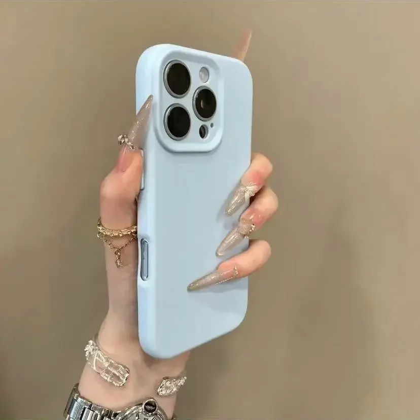 Capa Para Iphone 13 Pro (azul Claro), Estrutura Em Tpu Resistente A Impactos, Design Minimalista.