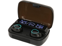 Fones De Ouvido Bluetooth Com Cancelamento Ruído, Estéreo Sem Fio, À Prova D Água Ipx7, Com Estojo De Carregamento Para
