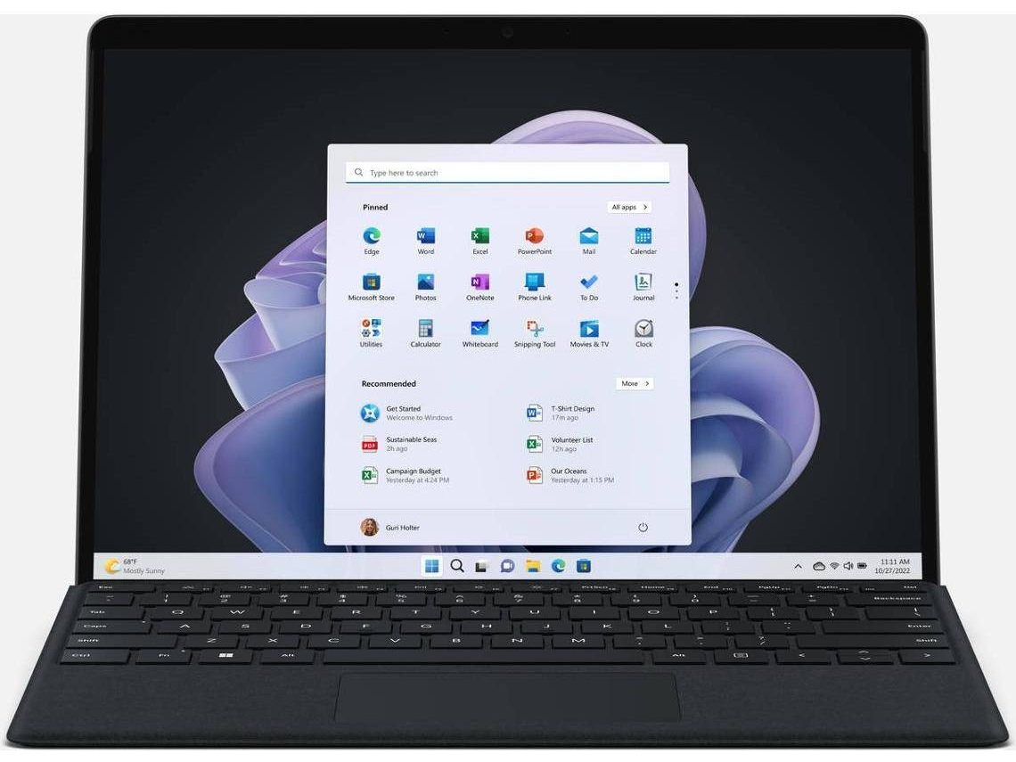 MICROSOFT Surface Pro 9 (Outlet Grade B - 13'' - Intel Core i5-1235U - RAM: 8 GB - 256 GB SSD - Intel Iris Xe Graphics)