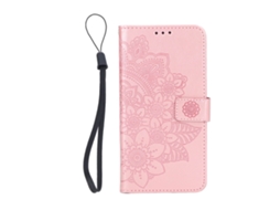 Aetheria capa Carteira Flip para Galaxy S22 Plus com Suporte e Slots de Cartão Ouro Rosa