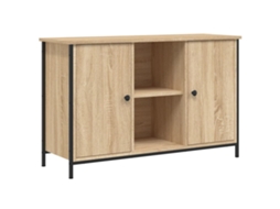 Tv Cabinet, Tv Cabinets Vidaxl Marrom Madeira Processada (n/a)