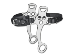 Couro Hackamore Prateado 19 Cmwaldhausen