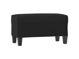Bench, Benches Vidaxl Preto Couro Artificial (70 X 35 X 41 Cm)