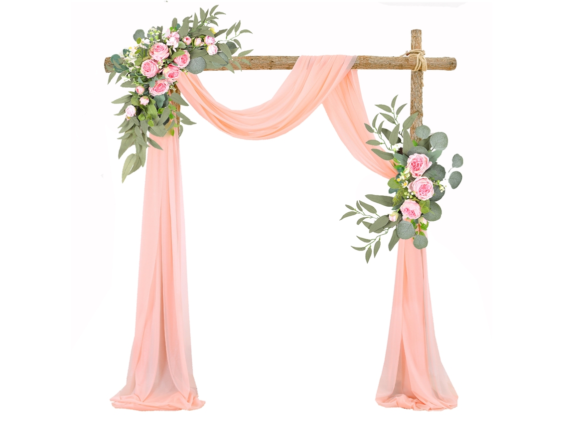 Drapery de Arco de Casamento Decoração de Arco