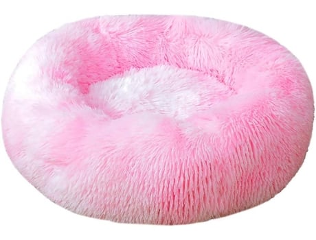 Cama Donut Para Animais de estimação Rosa Tie Dye Rnemitery (ø60cm)