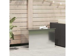 Vidaxl Cofrinho De Armazenamento Para Jardim Aço Galvanizado 175 L