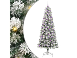 Conjunto 1 Decoração De Árvore De Natal Vidaxl Verde Pvc (240 Cm)