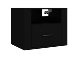 Cabeceira de parede 50x36x40 cm preta MAISON EXCLUSIVE