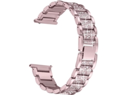 Pulseira De Metal Com Strass Para Relógio, Liga Metálica Diamantes