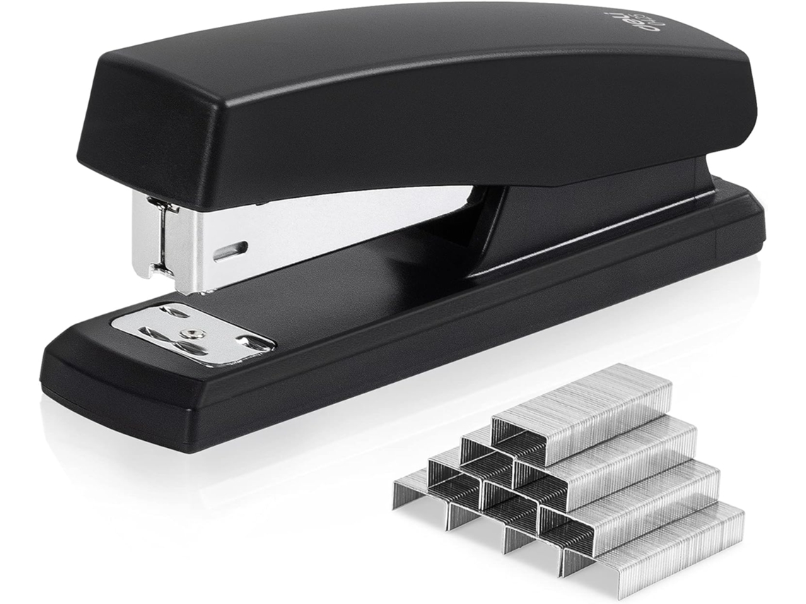 Grampeador com 1000 Grampos, Grampeador de Mesa, Capacidade para 25 Folhas BRILVIBERA