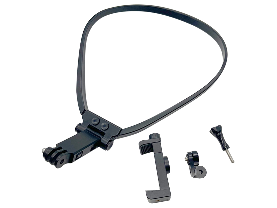 Suporte Para Câmera De Ação Ao Redor Do Pescoço Com Clip Para Telefone, Pendente Giratório Compatível Com Hero 10 9 8 7 E Dji
