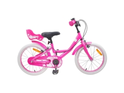 Vidaxl Bicicleta Infantil 18 Polegadas Para 5-7 Anos Rosa