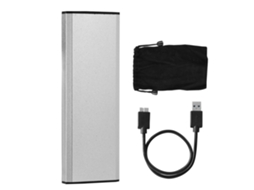 Enclosure Para Disco Rígido, Armazenamento Portátil, Transferência De Alta Velocidade, Fibra De Carbono.