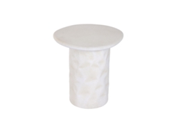 Mesa De Apoio Home Esprit Branco 40 X 41 X 44,5 Cm