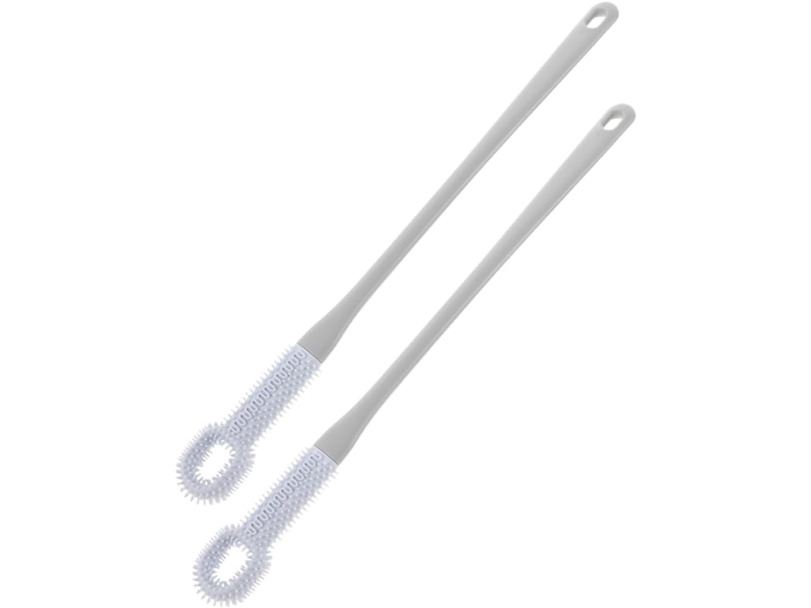 Conjunto De 2 Escovas Macias Para Os Dedos Dos Pés Esfoliação Suave E Limpeza Entre Acessório Prático Cuidados Completos