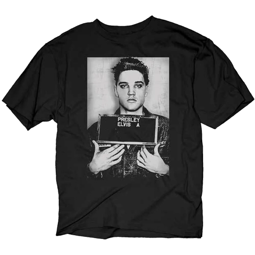 Elvis Presley Army Induction Photo T-shirt Unisex Rockinstone Size:s