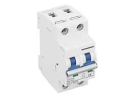 Laxiscreed Disjuntor Miniatura Dc 2 Polos 32a 500v Para Sistemas Fotovoltaicos