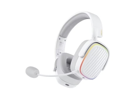 Auscultadores Harmony Whg02 Rgb De Baixa Latência Tri Mode Com 40 Horas De Autonomia Excellence Eu (branco)