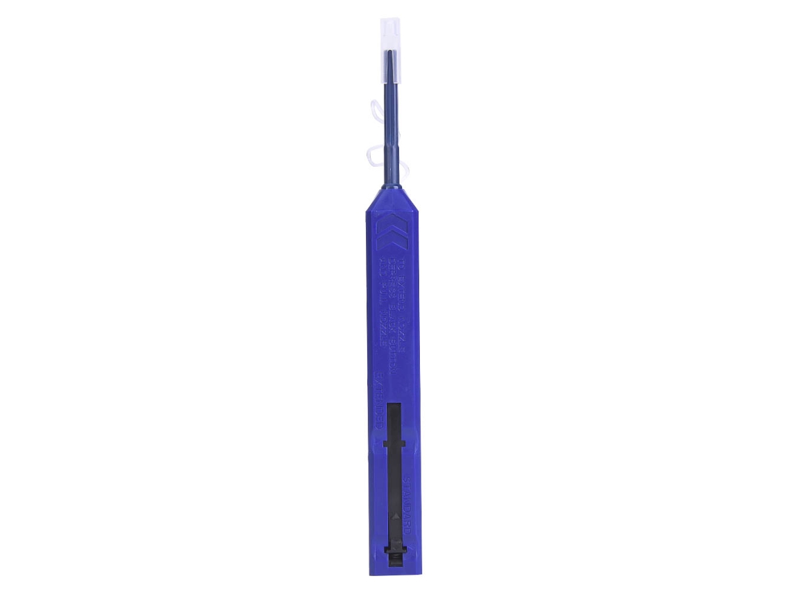 Caneta de Limpeza Óptica fibra LC/MU para conector 1.25mm, efeito de limpeza superior a 95% | S/MARCA