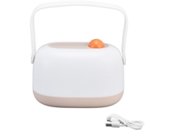 Luz noturna para quarto infantil, LED branco quente 3000k, portátil.
