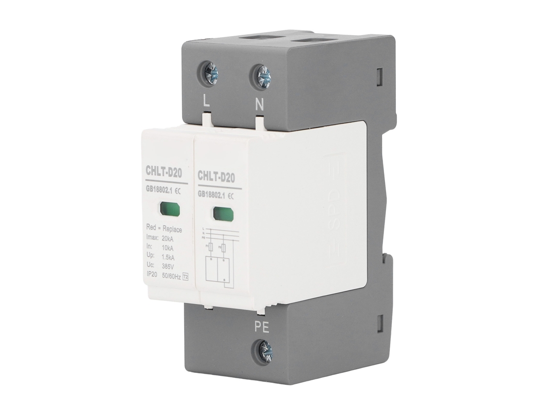 Dispositivo De Proteção Contra Sobre Carga 2p 10ka A 20ka Protector De Sobre Carga Para Lar Ca 385v