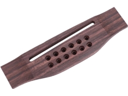Guitarra De Madeira B, 12 Cordas, Cavalete De Jacarandá