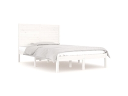 Bed Frame, Bed Frames Vidaxl Branco Madeira (120 X 190 Cm)