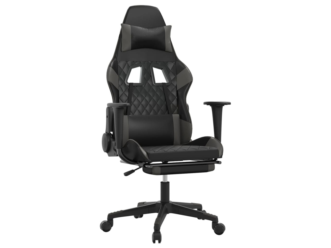 Gaming Chair, Gaming Chairs Vidaxl Cinzeto Couro Artificial
