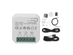 Controlador De Portão De Garagem Zigbee Com Controle Remoto, Voz E App 100-240v Plugue Eu