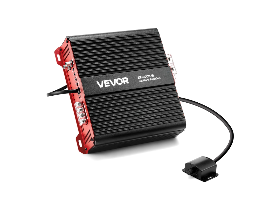 Amplificador Monobloco Para Automóvel 3000 W Rms 1/2/4 Ohms 20 Hz 25 Khz Vevor