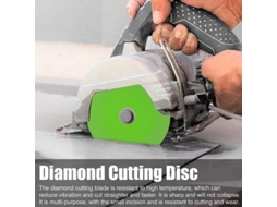 Disco De Corte De Diamante Sinterizado Para Marmore Granito Vidro Cerâmica Com 10cm 3 Unidades
