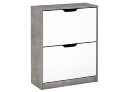 Sapateira Moderna 26x81 Cm Ideal Para Para Corredor Cor Cinza Para Decoração E Funcionalidade Com Design Moderno E Prático Durável E Resistente