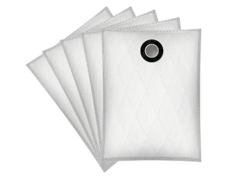 GISOWATT 83131B0I Pacote de 5 Sacos de Fibra 20 L Classe M