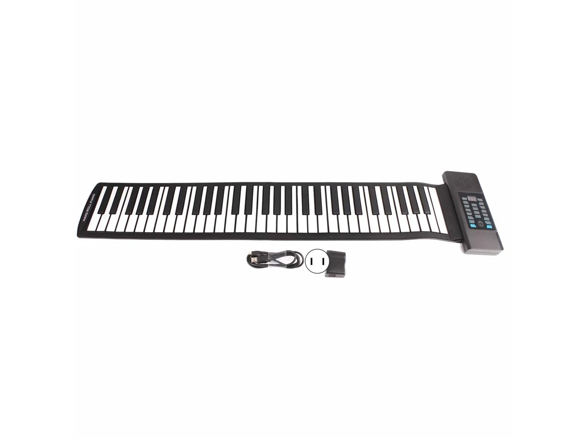 Piano Rolável EOOCOO (61 Teclas com Som Externo)