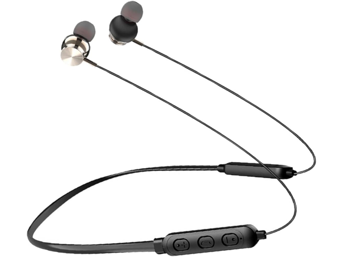 Fones De 5.0 Com Para À Prova Sem Fio, Design E Ao Ar Livre, Preto