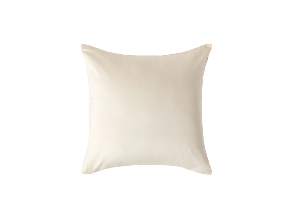 Homescapes Cream European Size Pillowcase Organic Cotton 400 Tc, 40 X 40 Cm