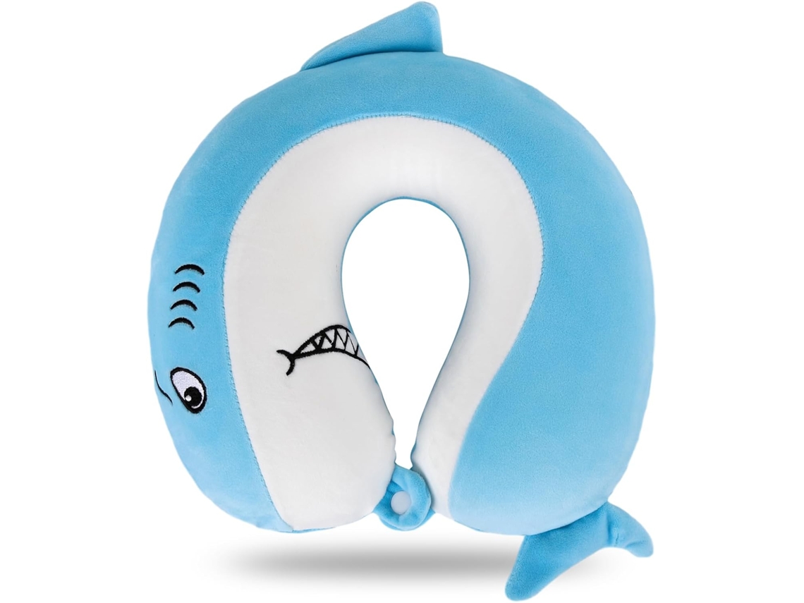 Travesseiro de Viagem BRILVIBERA, com Encosto Animal, 30cm