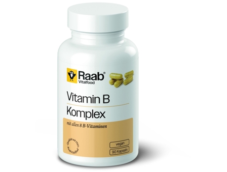 Vitamina B Comprimidos 460 mg 90 Cápsulas Vegan RAAB VITALFOOD