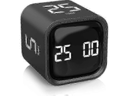 Cubo Pomodoro Giratório Com Sensor De Gravidade, Configurações Predefinidas De 5 A 50 Minutos, Modos Personalizados E Alertas Vibratórios/silenci